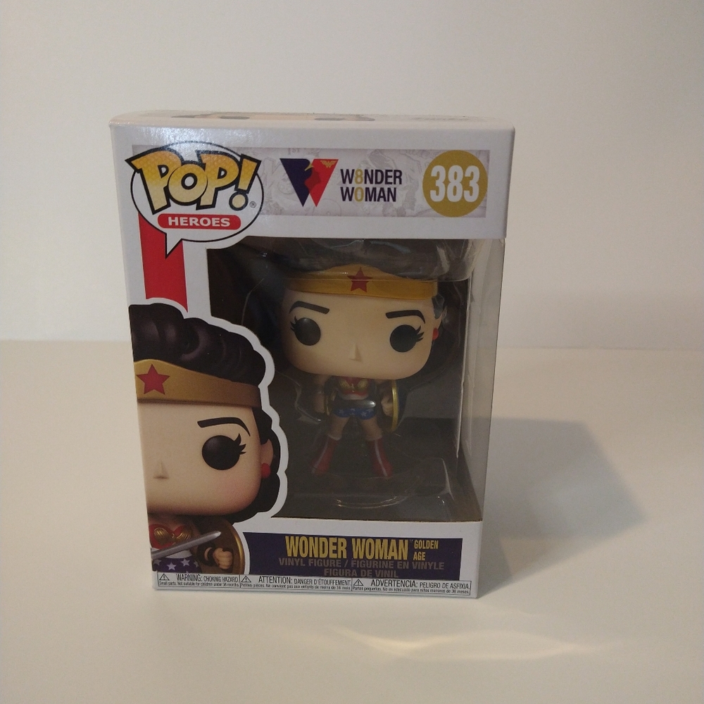 DC Wonder Woman 80th Anniversary Funko Pop! Wonder Woman (Golden Age) #383